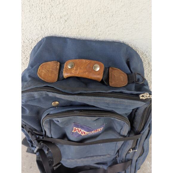 Vintage 90's Jansport Backpack Made in USA Backpacking Cordura 22 x 18 - Picture 8 of 14